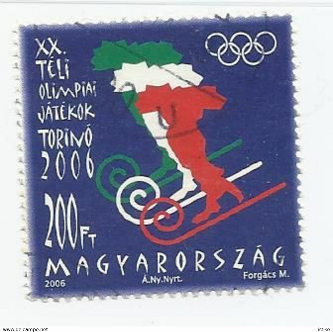 Hungary, Winter Olympics Torino, 2009. - Used Stamps