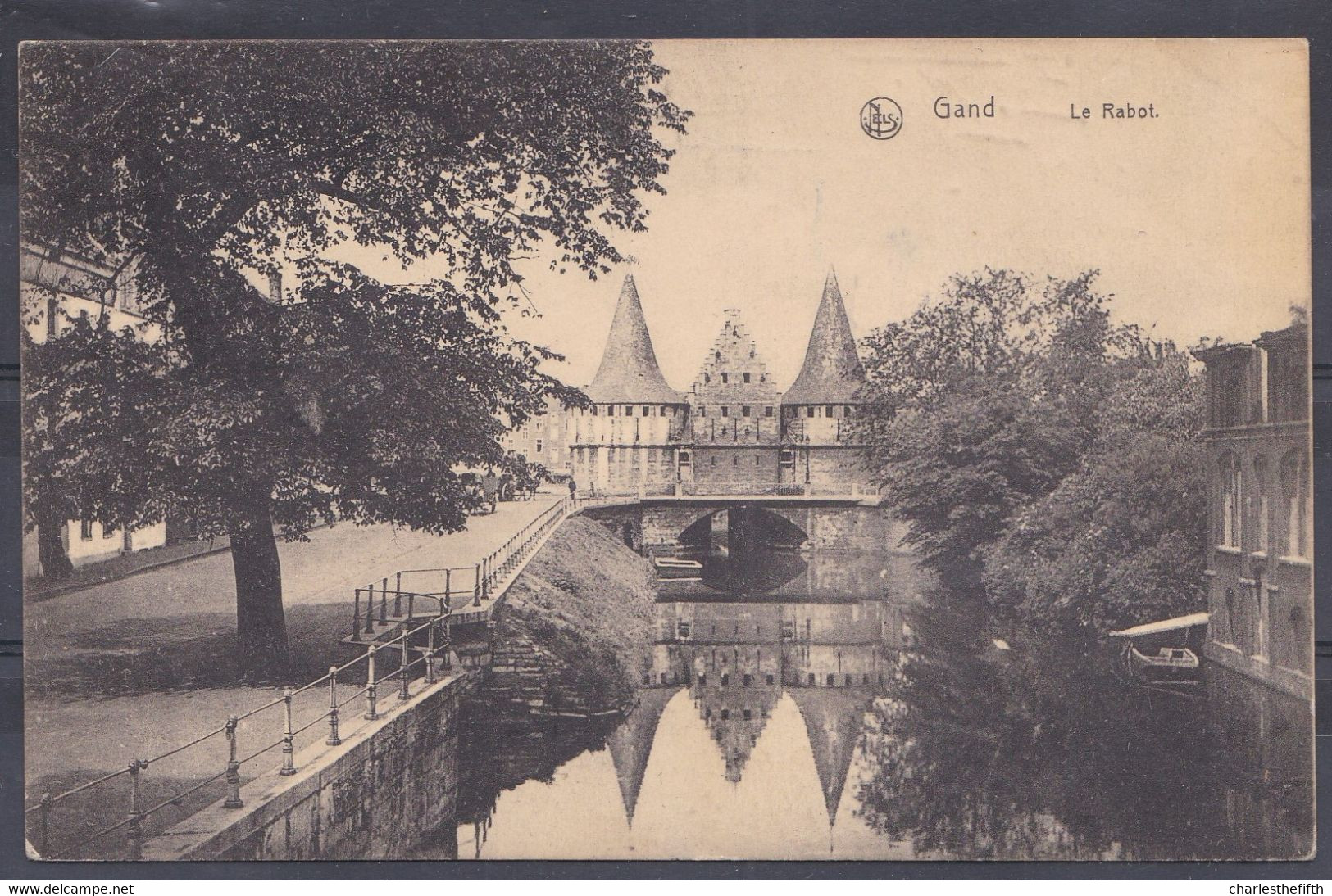 FELDPOST SOLDAT ALLEMAND - Tampon Bleu REKRUTENBRIGADE GENT -  IV BATAILLON - 1915 GENT - Storia Postale