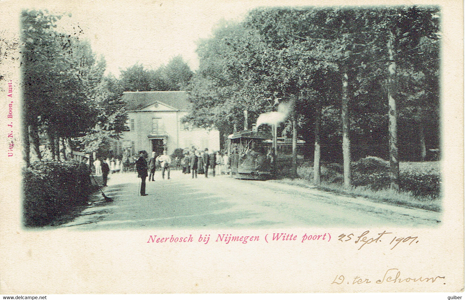 Neerbosch Bij Nijmegen (witte Poort) Tram Vapeur - Nijmegen