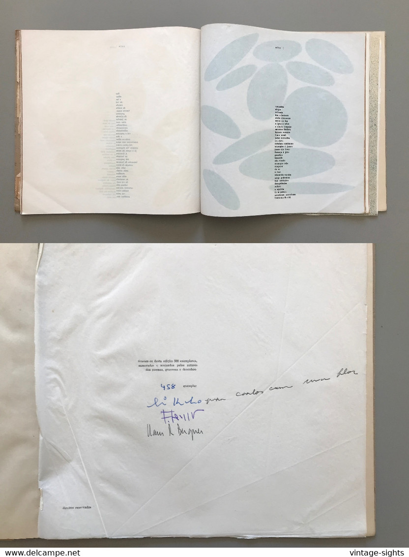 Claus Bergner / Fernando Lemons / Li-Kioko: Recado (Vintage Book Lim.Ed. 458/500) - Poesia