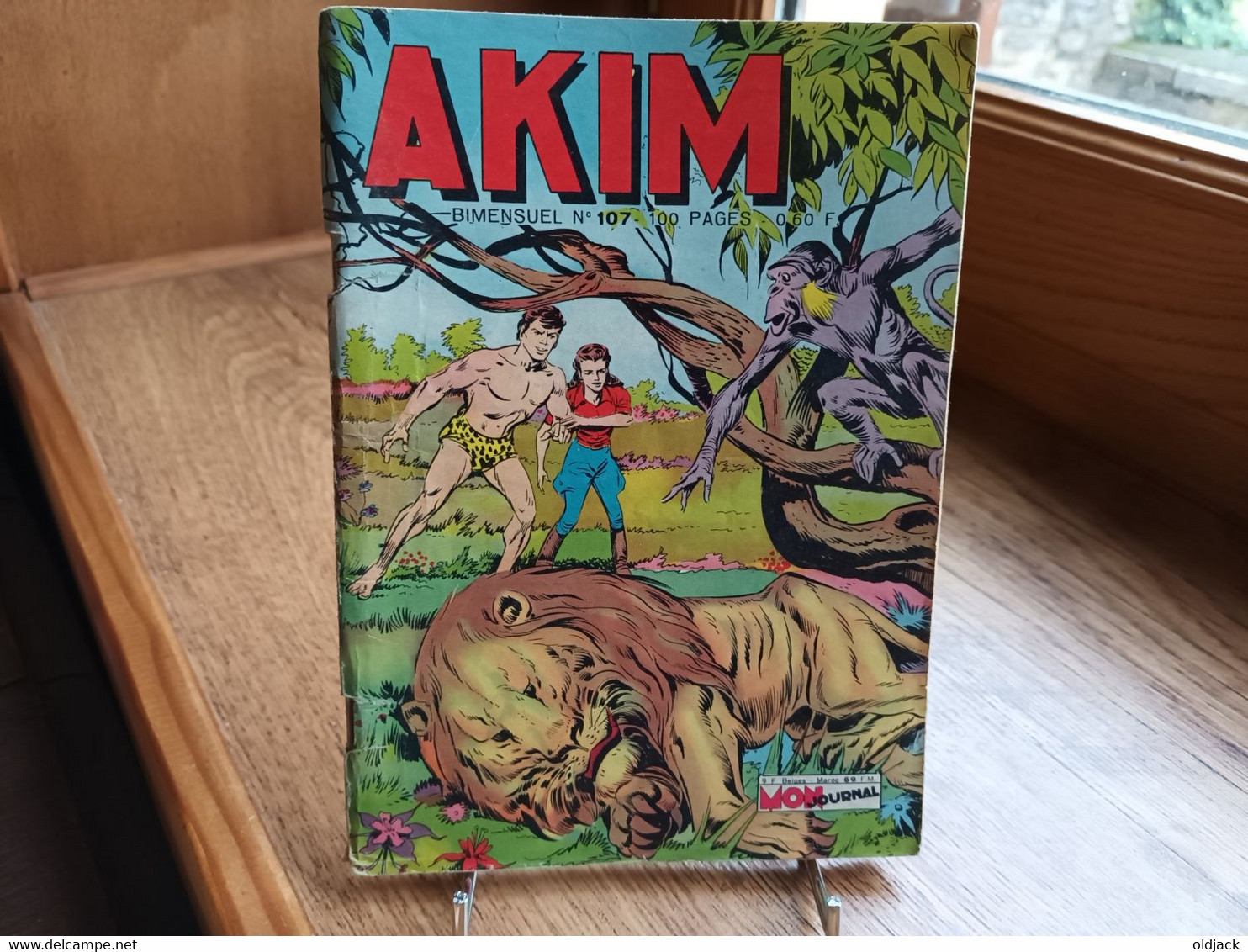 BD PF  AKIM N°107 -  Aventures Et Voyages 1ère Série  19.. (cote BDM 2022, 8€)(cag2) - Akim