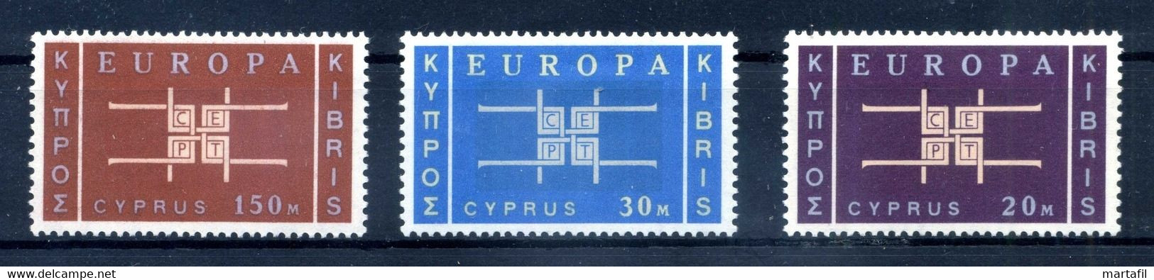 1963 CIPRO SET MNH ** EUROPA Cept - Unused Stamps