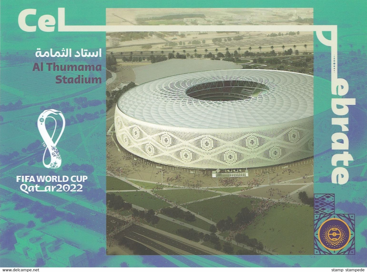 Stadiums Of 2022 FIFA World Cup Soccer Football In Qatar - Official 8 Postcard Pack Issued By Qatar Post & FIFA - Qatar