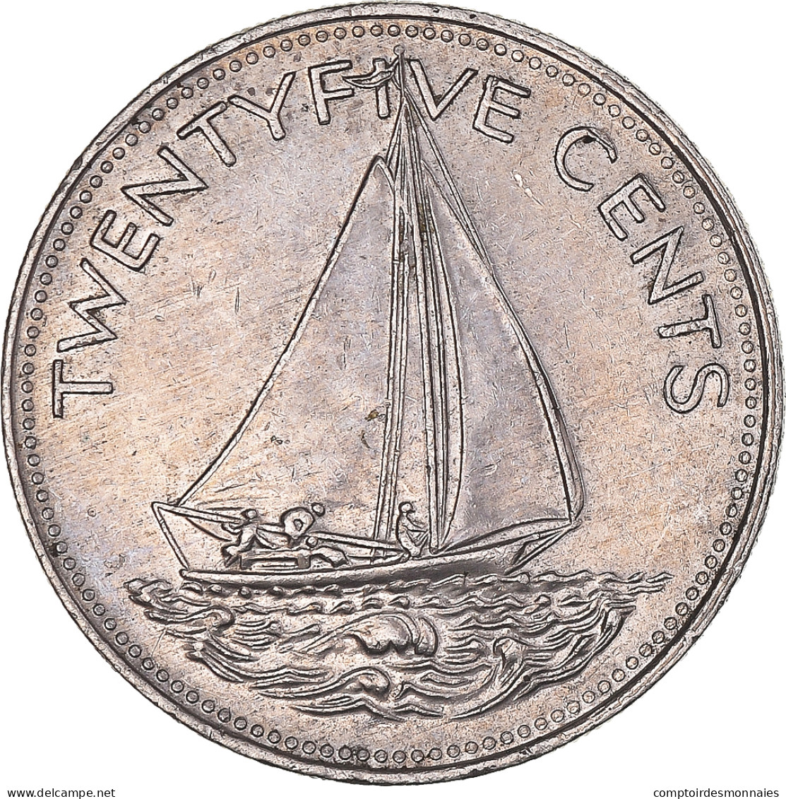 Monnaie, Bahamas, 25 Cents, 1991 - Bahamas