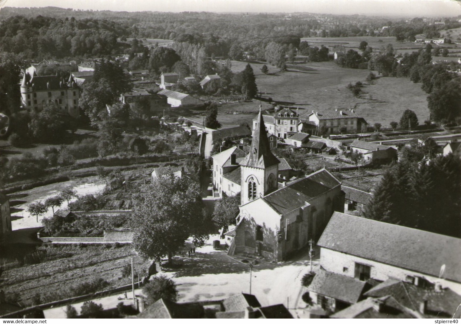 En Avion Au-Dessus De .... NIEUL - L'Eglise (Lapie) - Nieul