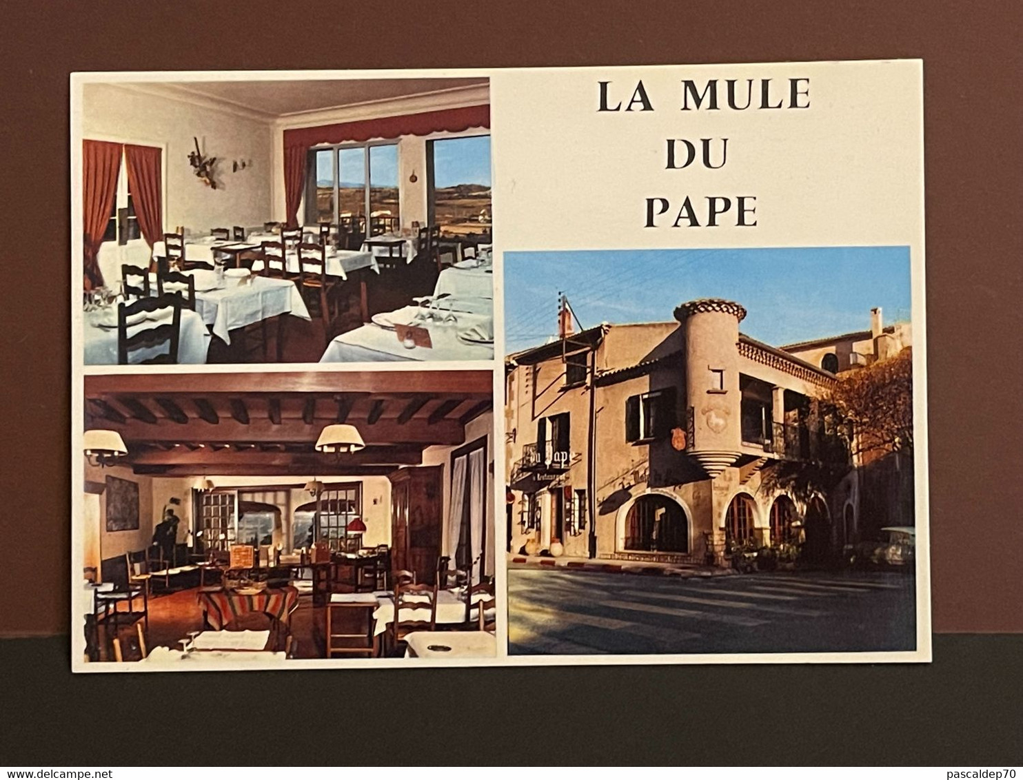 CHATEAUNEUF DU PAPE - Restaurant Gastronomique LA MULE DU PAPE - Chateauneuf Du Pape