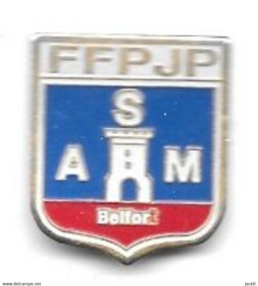 Pin' S  Ville, Sport  PETANQUE  F.F.P.J.P   Club  A . S . M  BELFORT  ( 90 ) - Bowls - Pétanque