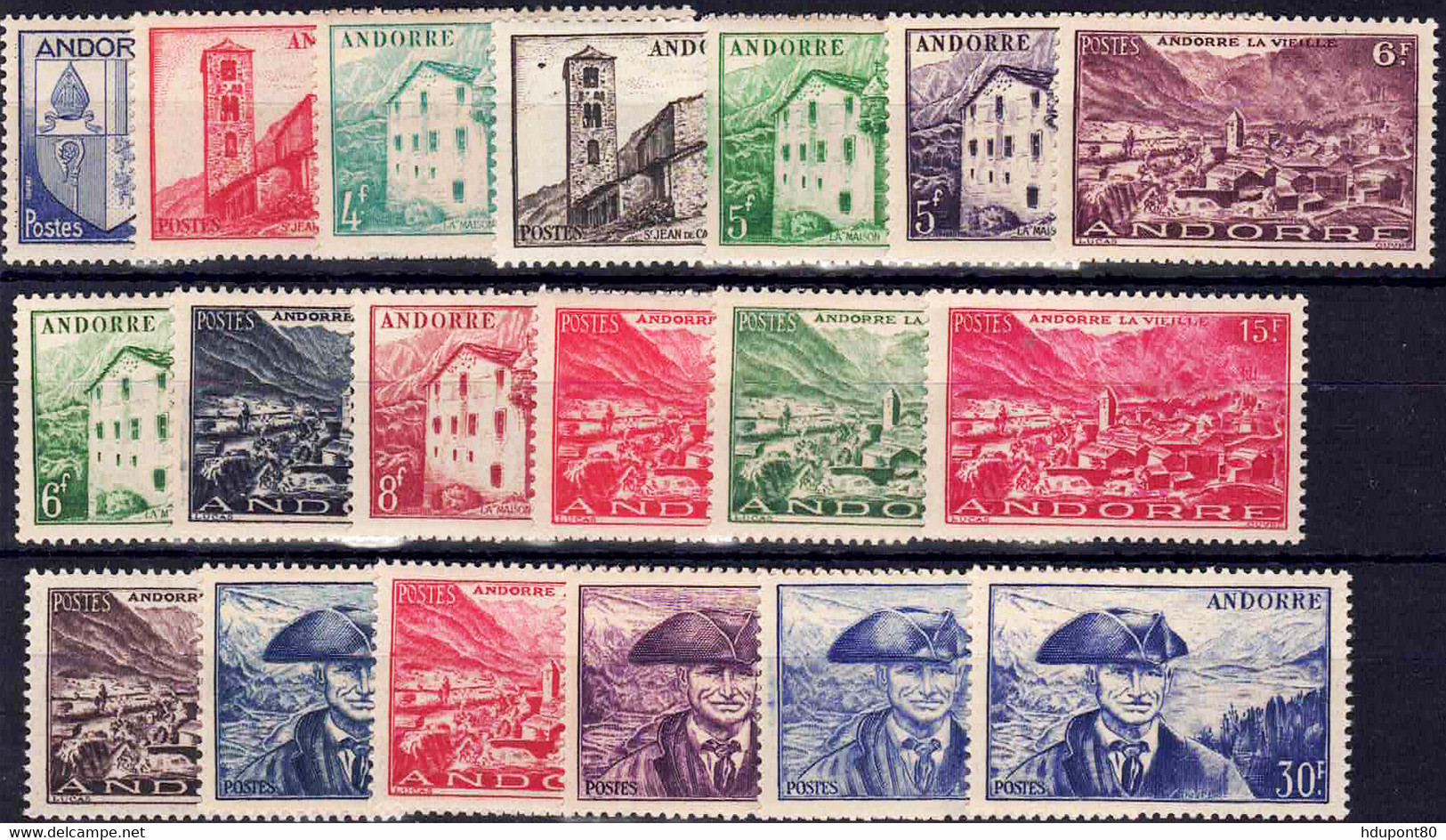 YT 119 à 137 - Used Stamps