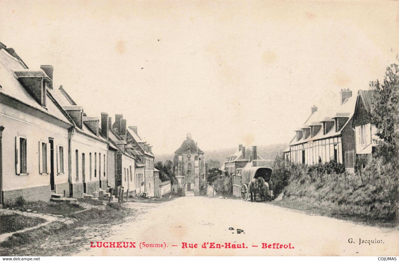 80 - LUCHEUX - S07854 - Rue D'En Haut - Beffroi - L1 - Lucheux