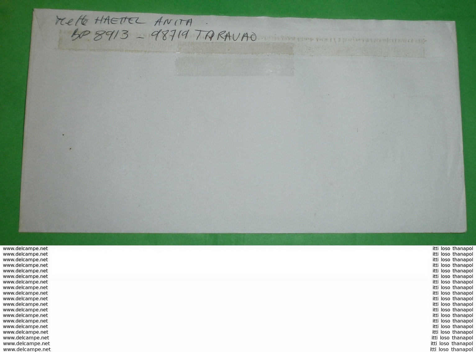 FRANZÖSISCH-POLYNESIEN - Brief Letter Lettre 信 Lettera Carta 手紙 จดหมาย Cover Envelope (2 Foto)(34827)QV? - Briefe U. Dokumente