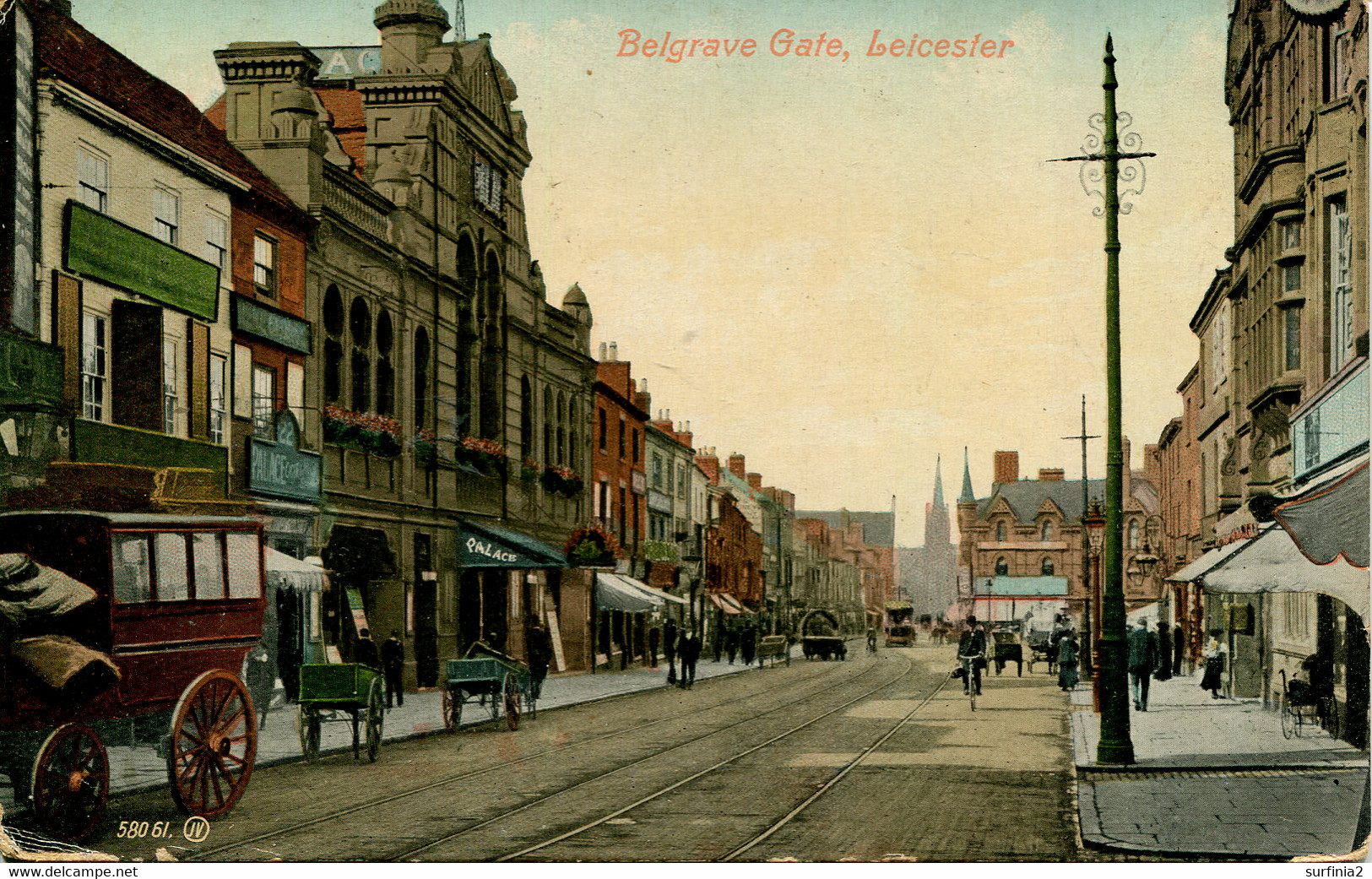 LEICS - LEICESTER - BELGRAVE GATE 1909 Le228 - Leicester