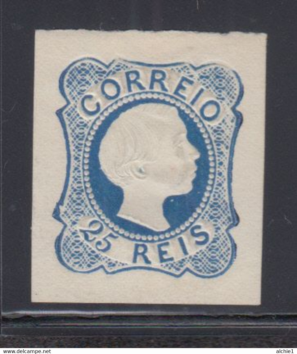 1856 - D. Pedro V -  25 Reis ( 1885 Reprint) - MH - Proeven & Herdrukken