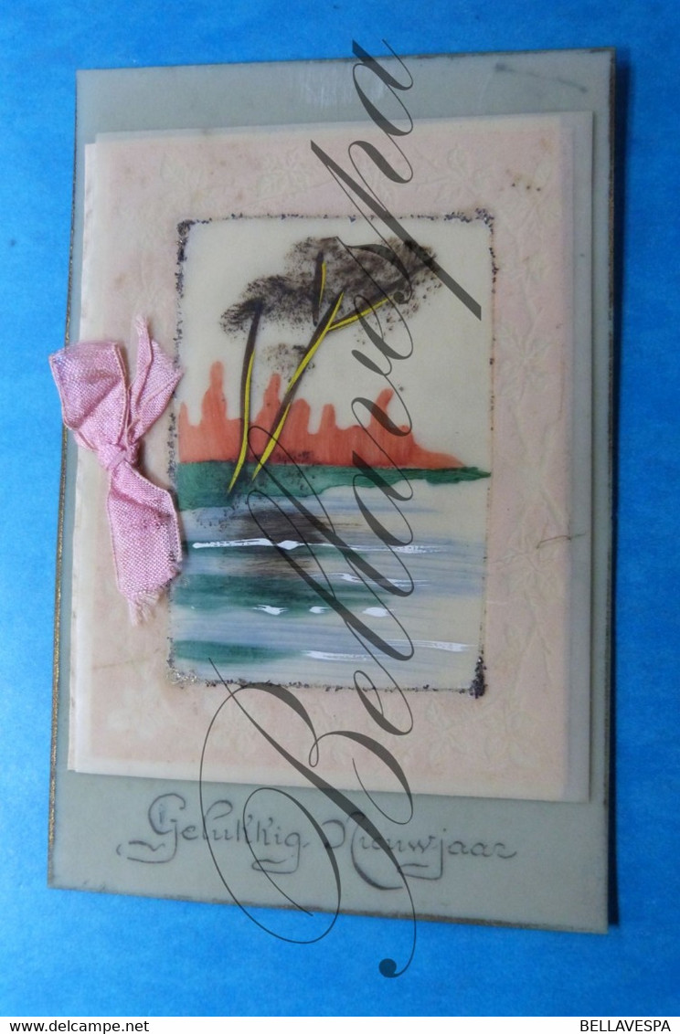 Postcard Hand Painted -Paint A La Main-Handbeschilderd Celuloid Maria De Croo Michelbeke 1933 - Ostern