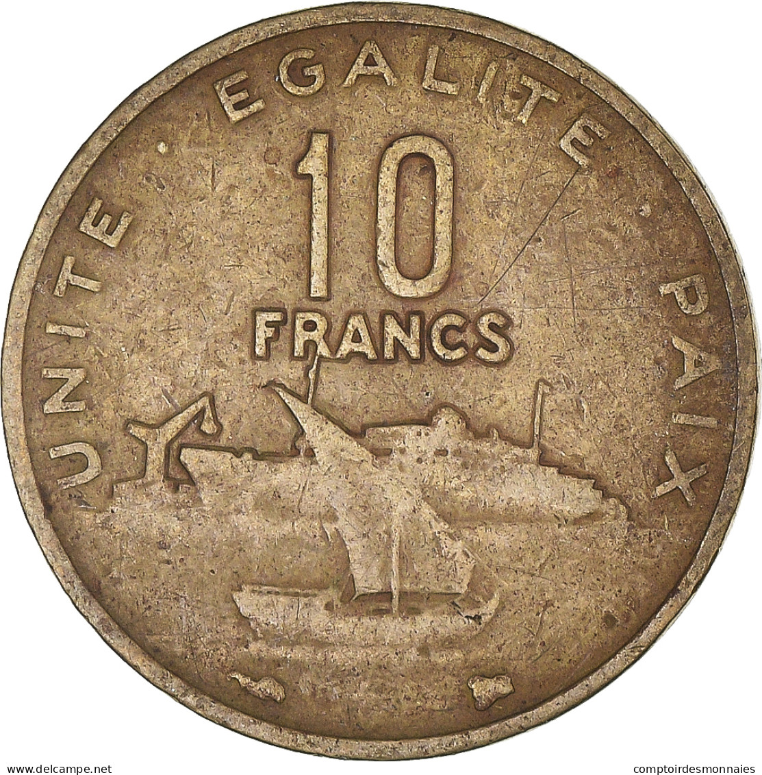 Monnaie, Djibouti, 10 Francs, 1996 - Djibouti