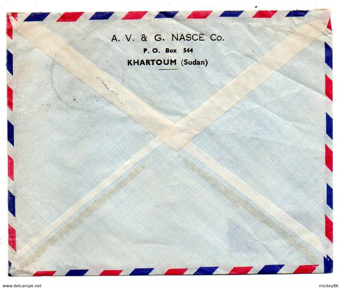 SOUDAN -1966-- KHARTOUM  Pour NANTERRE- 92 (France)..timbre   Seul Sur Lettre ,  Cachet - Sudan (1954-...)