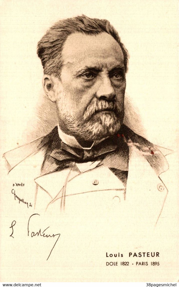 J1701 - LOUIS PASTEUR - DOLE 1822 - PARIS 1895 - Santé