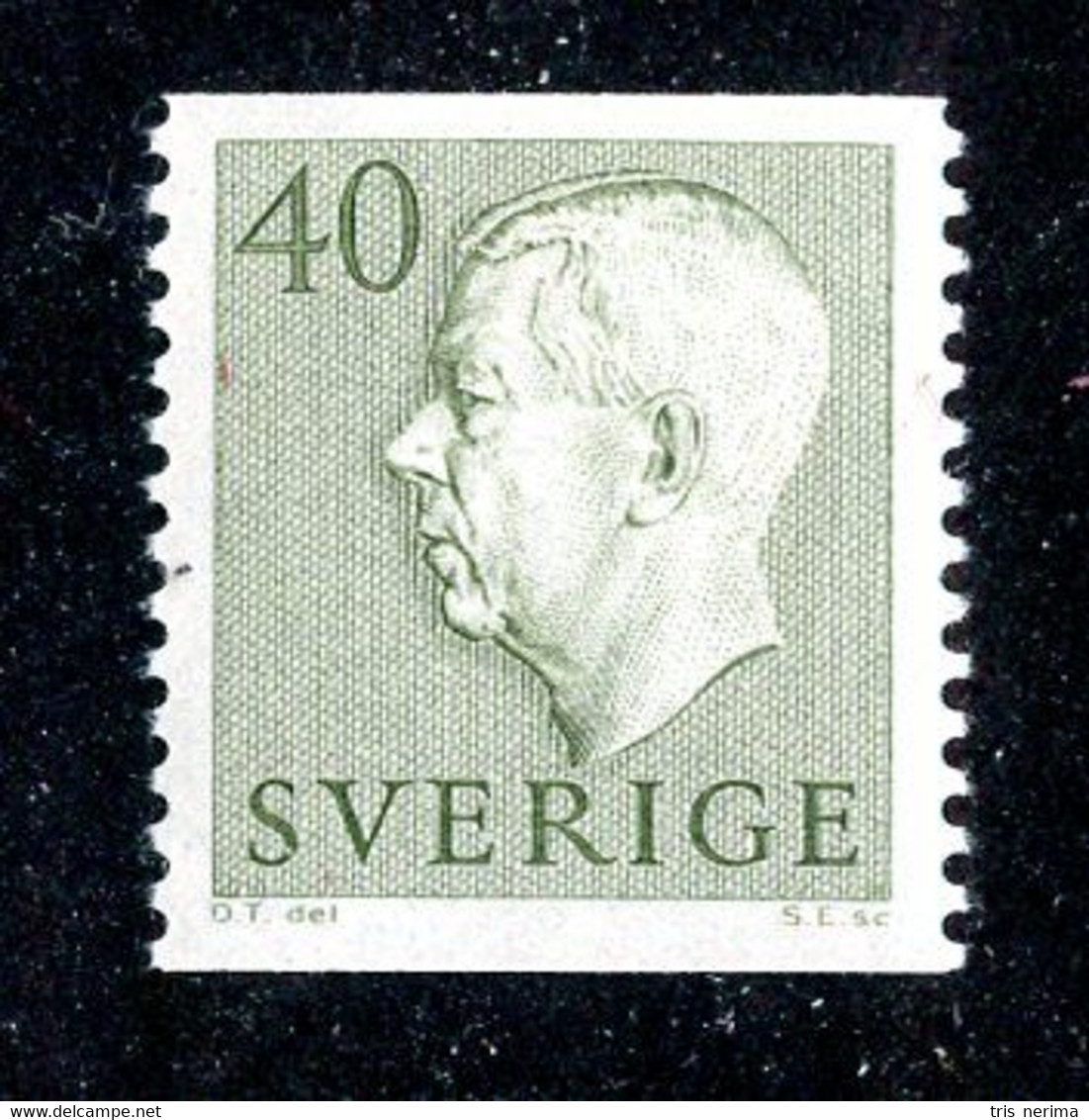 370 Sweden 1957 Scott 509 -m* (Offers Welcome!) - Unused Stamps