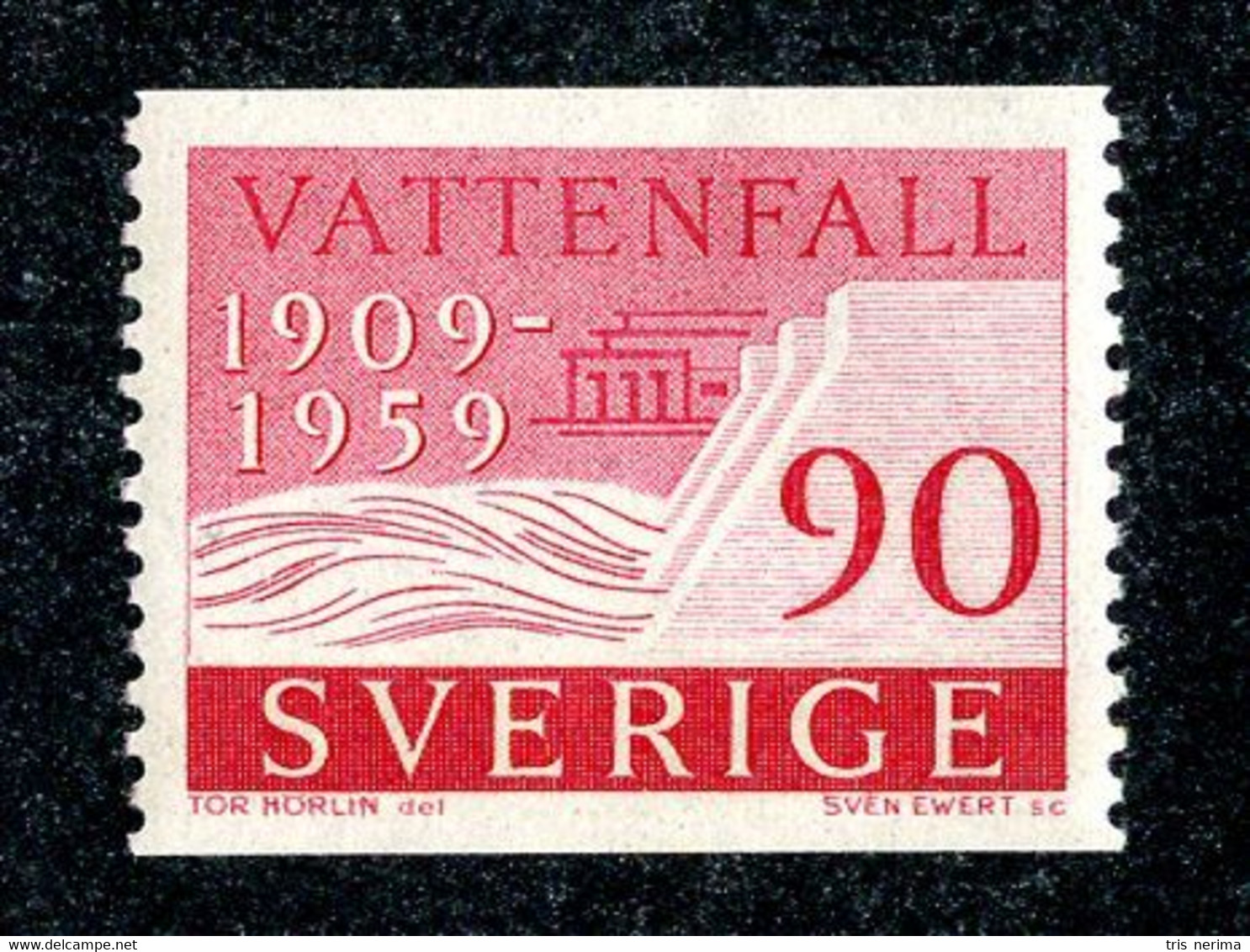 374 Sweden 1962 Scott 539 -m* (Offers Welcome!) - Unused Stamps