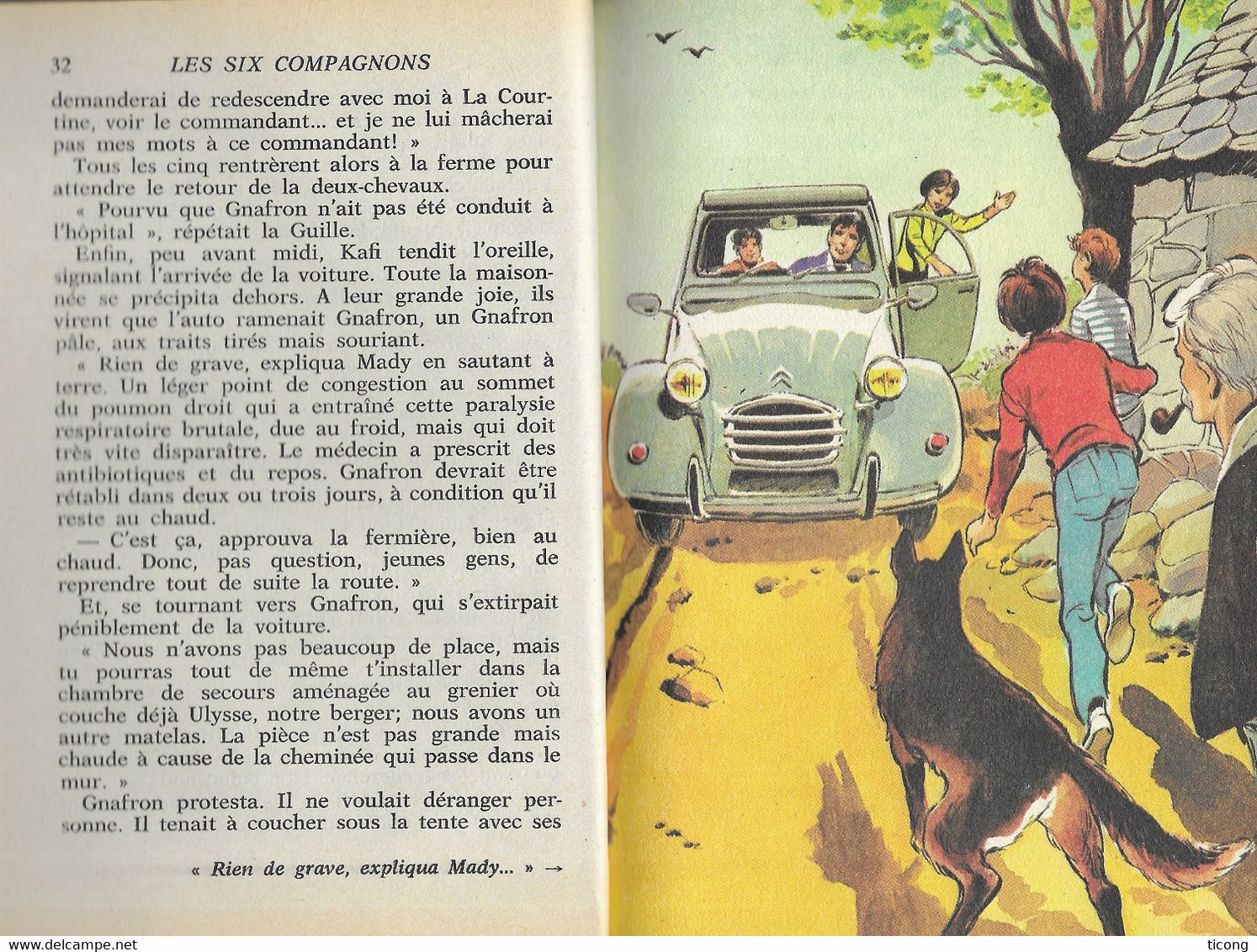 LES SIX COMPAGNONS ET LE CIGARE VOLANT DE PAUL JACQUES BONZON, DESSINS DE ROBERT BRESSY, EDITION ORIGINALE 1978 - Biblioteca Verde