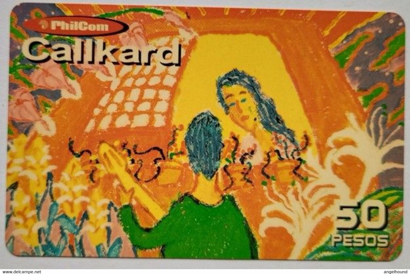 Philoppones Philcom Callkard 50 Pesos "  Harana " - Filipinas