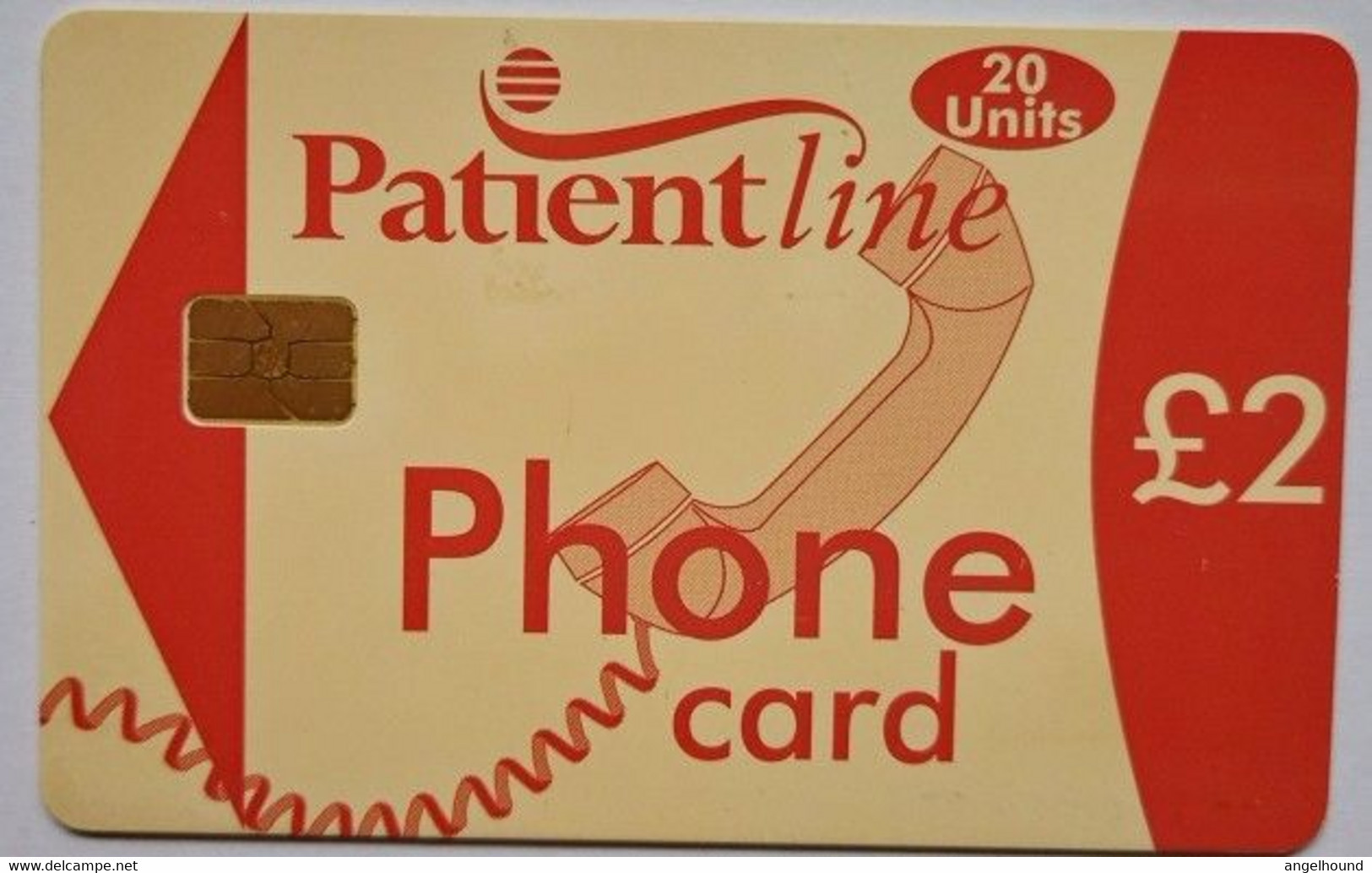 UK Patientline Phonecard 2 Pounds - Autres & Non Classés