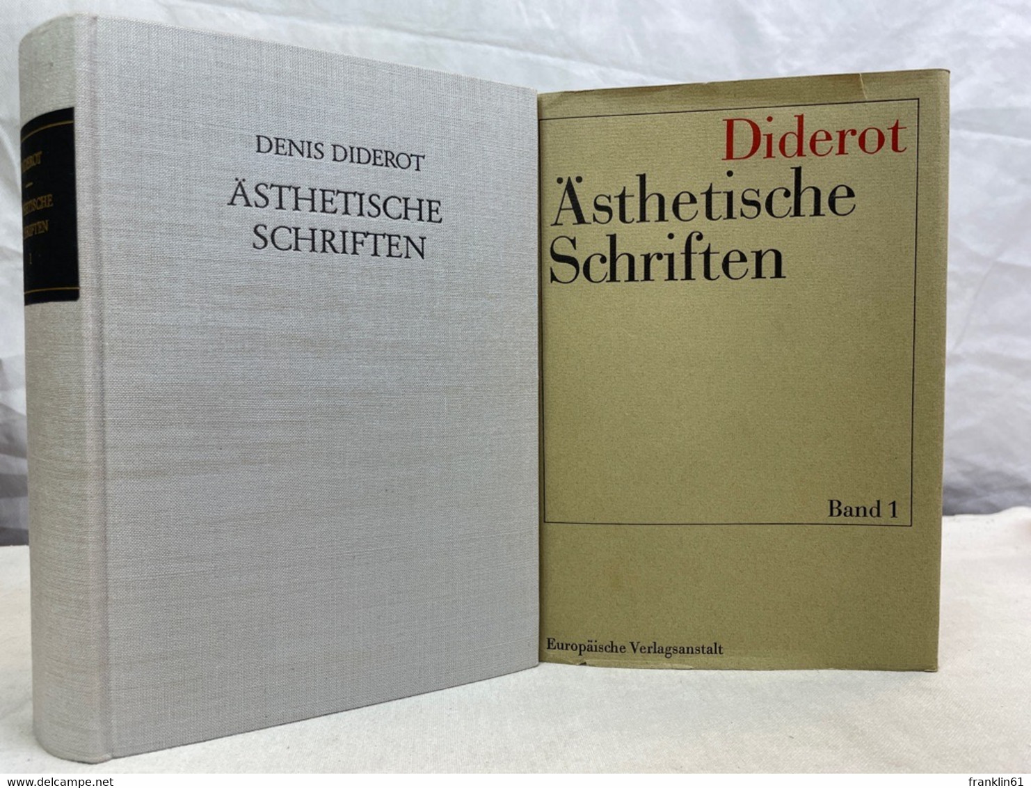 Ästhetische Schriften. Band 1. - Philosophie