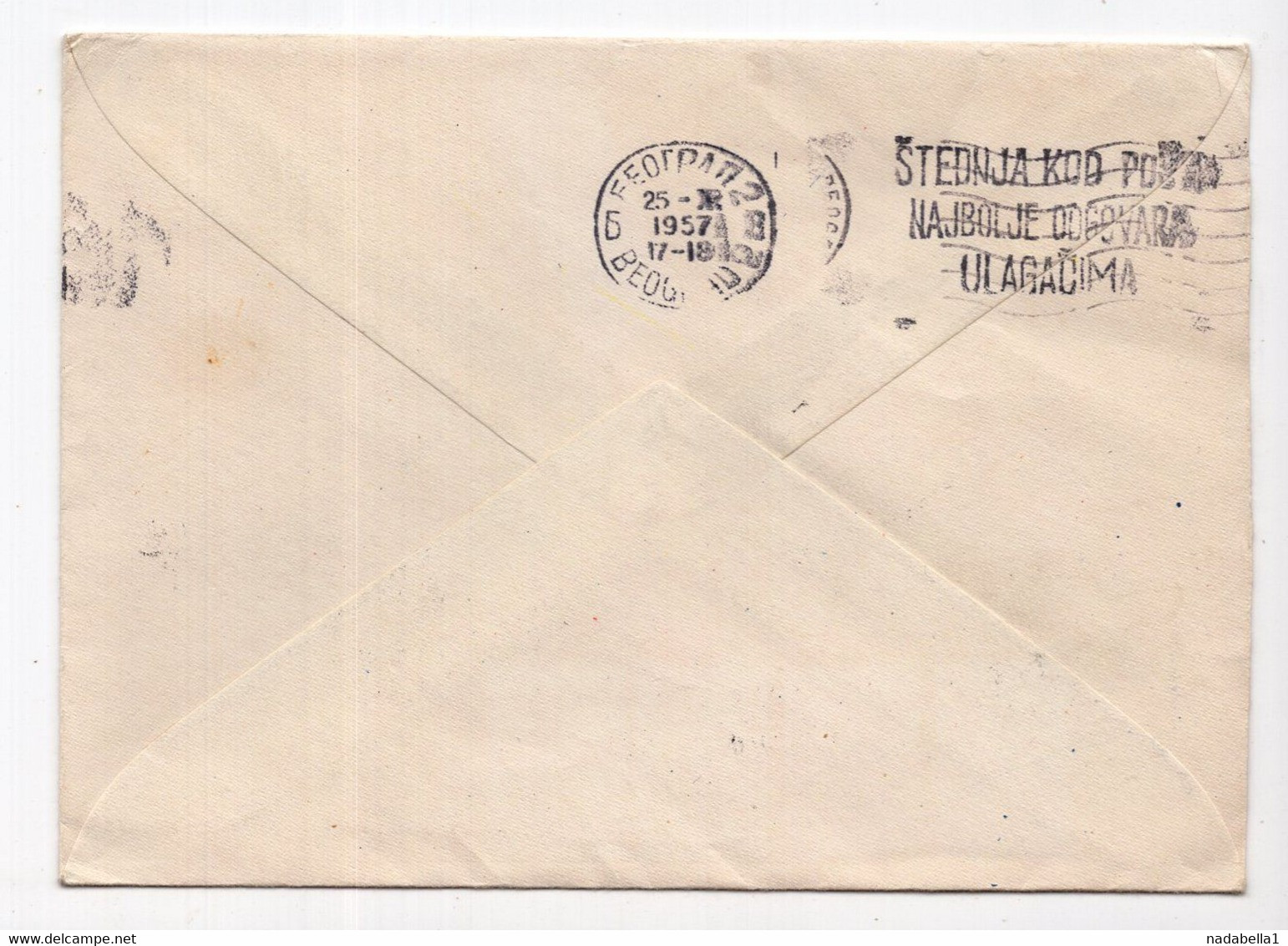 1957. RUSSIA,HERSON,AIRMAIL COVER TO YUGOSLAVIA,ILLUSTRATED COVER: MOSCOW INTERNATIONAL YOUTH FESTIVAL - Covers & Documents