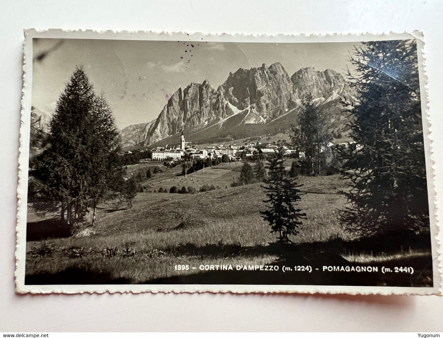 WWII 1942 Postcard With Stamp Belluno Cortina D' Ampezzo Sent To Provinz Lubiana (No 1920) - Lubiana