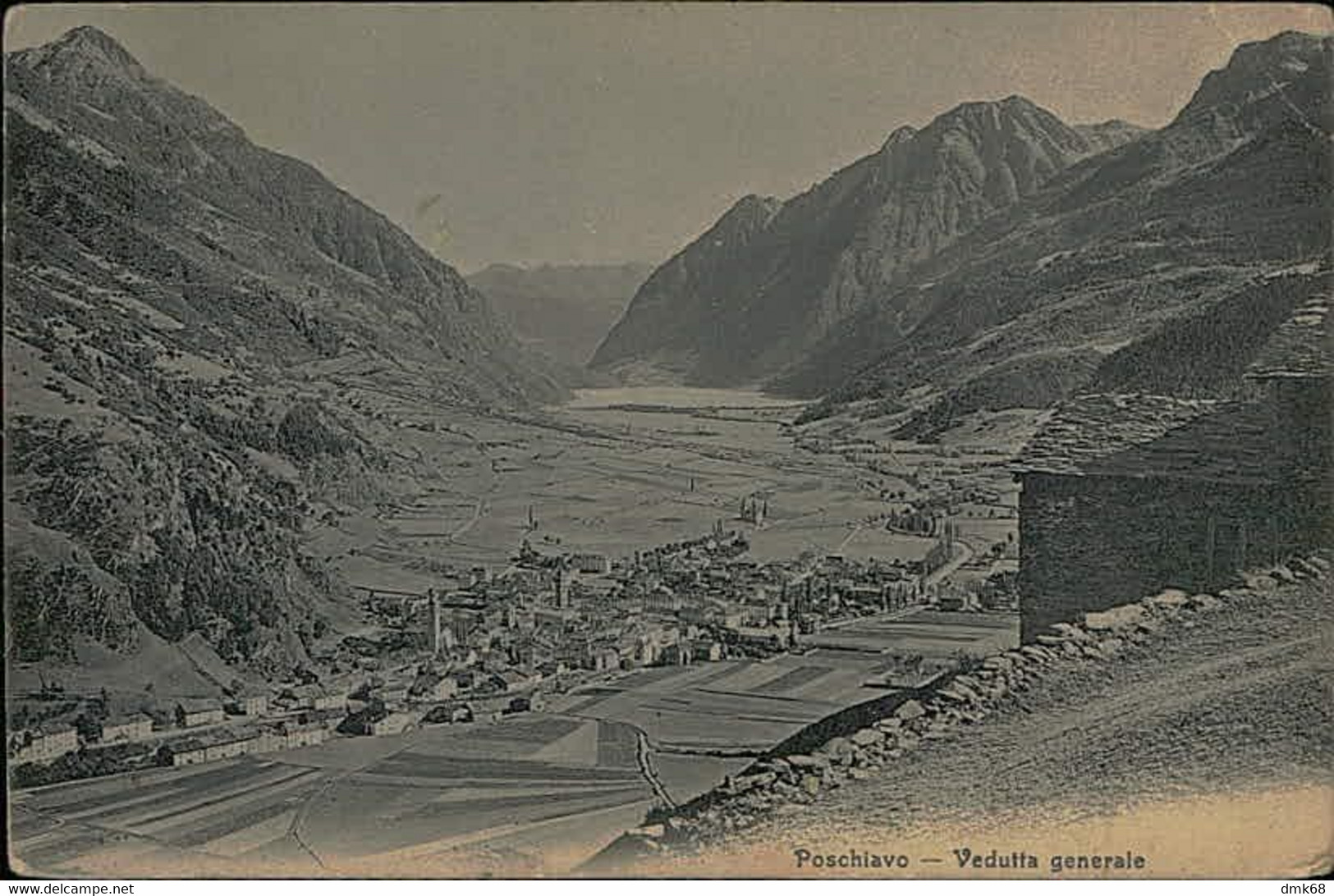 SWITZERLAND - POSCHIAVO - VEDUTA GENERALE - EDIT GEBR. WEHRLI - MAILED 1906 (15598) - Poschiavo