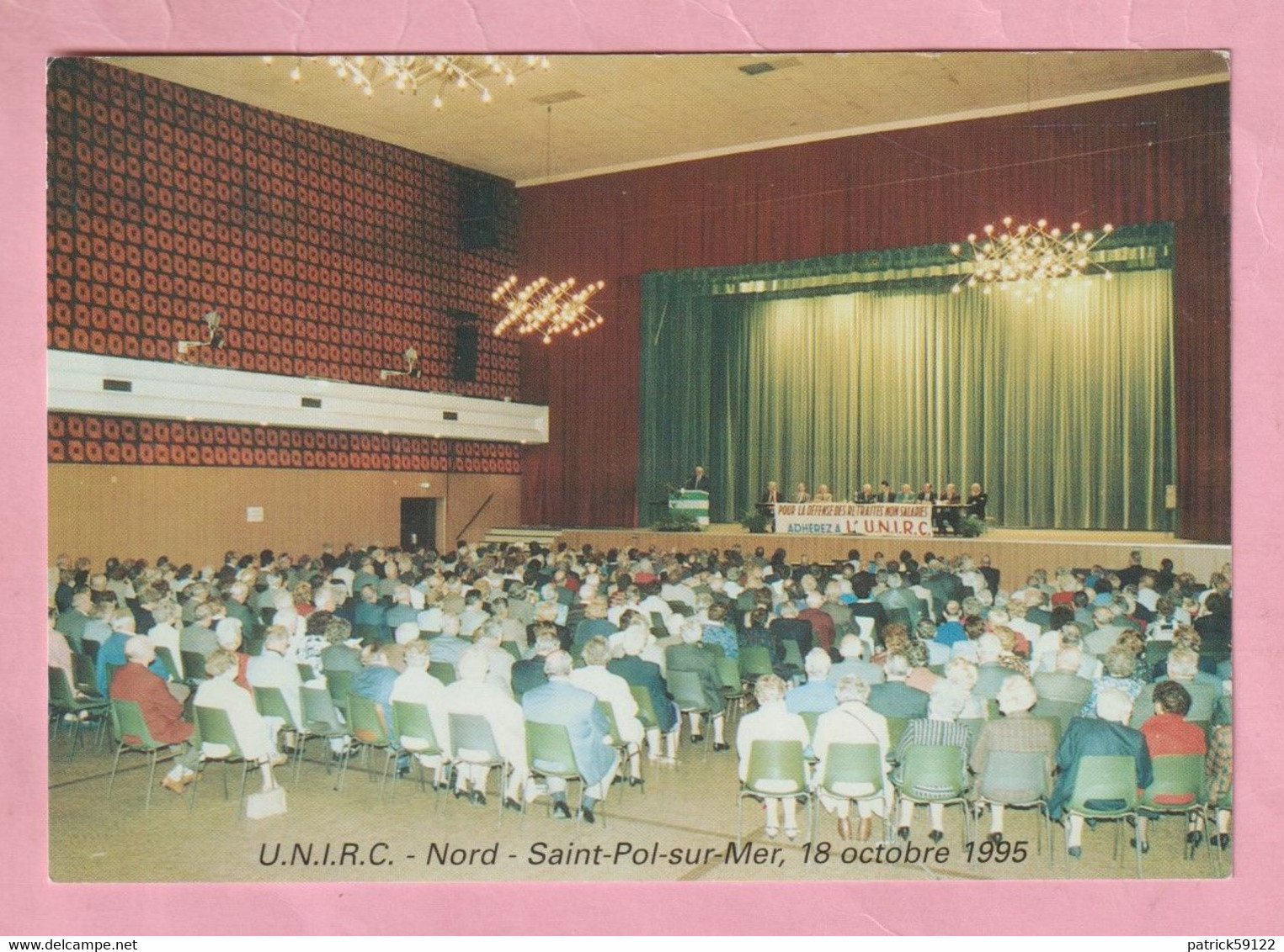 59 - NORD - SAINT / ST POL SUR MER Prés DUNKERQUE - CARTE SOUVENIR - REUNION AU PALAIS DES SPORTS - Saint Pol Sur Mer