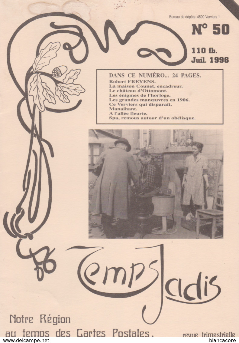 TEMPS JADIS  No 50 Verviers - Histoire