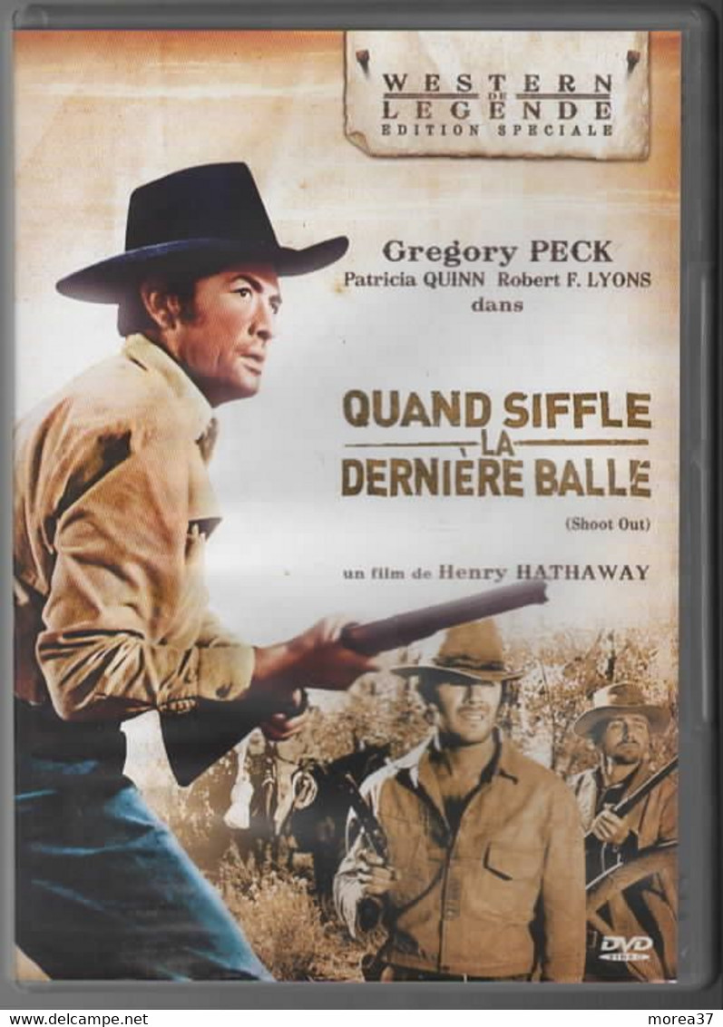 QUAND SIFFLE LA DERNIERE BALLE     Avec  GREGORY PECK     C34 - Western/ Cowboy