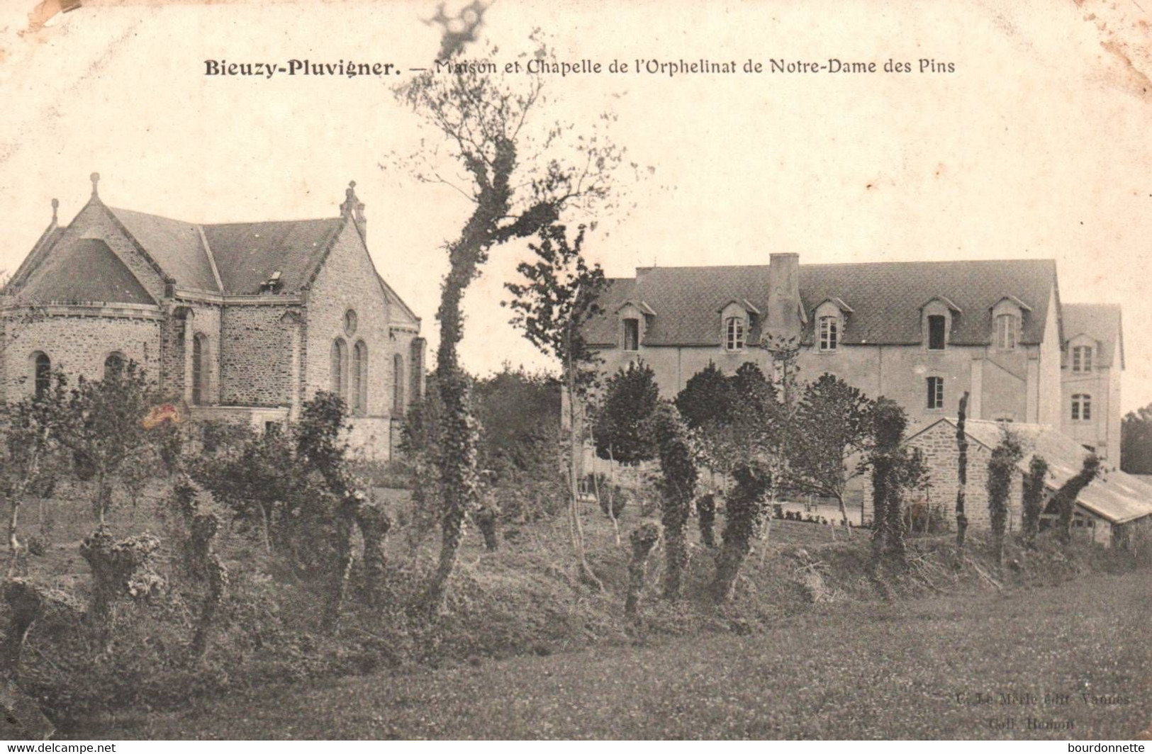 BIEUZY PLUVIGNER -Maison Et Chapelle De L'orphelinat De Notre Dame Des Pins - Pluvigner