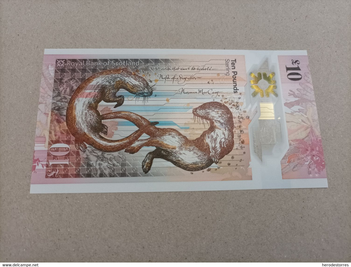 Billete De Escocia De 10 Libras, Año 2017, UNC - 10 Ponden
