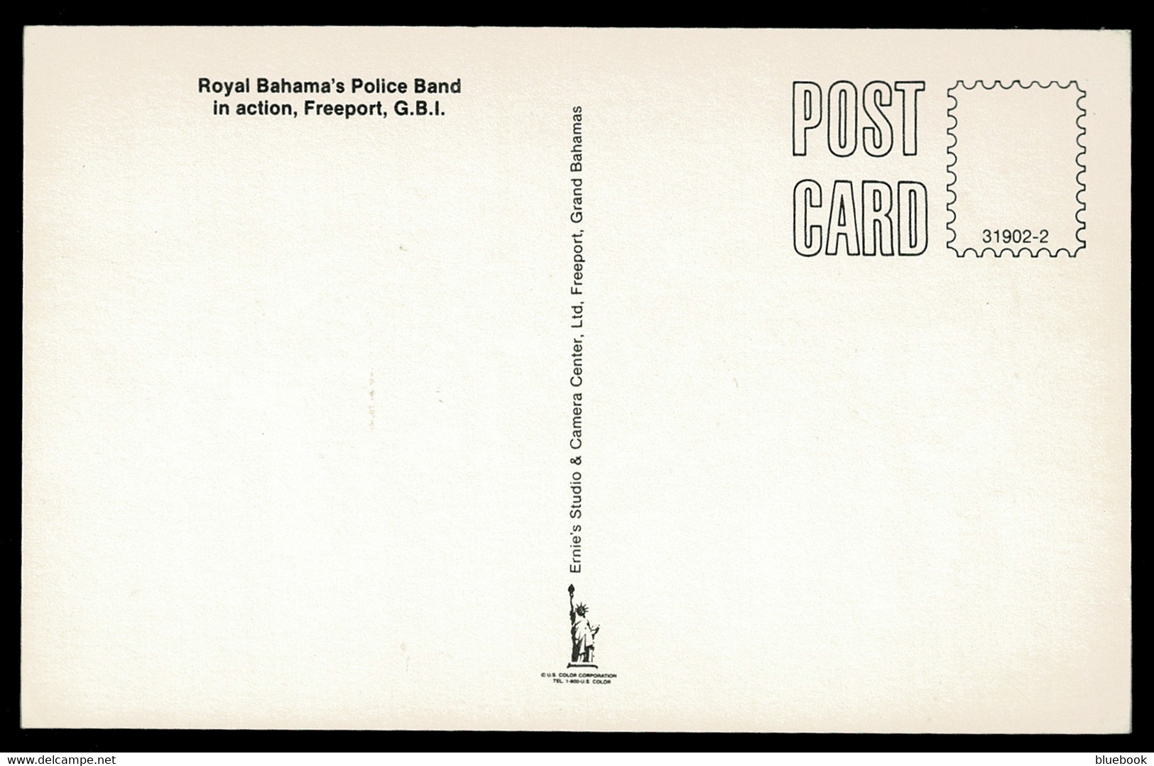 Ref 1591 - Postcard - Royal Bahama's Police Band - Freeport Grand Bahama - Bahamas - Bahamas