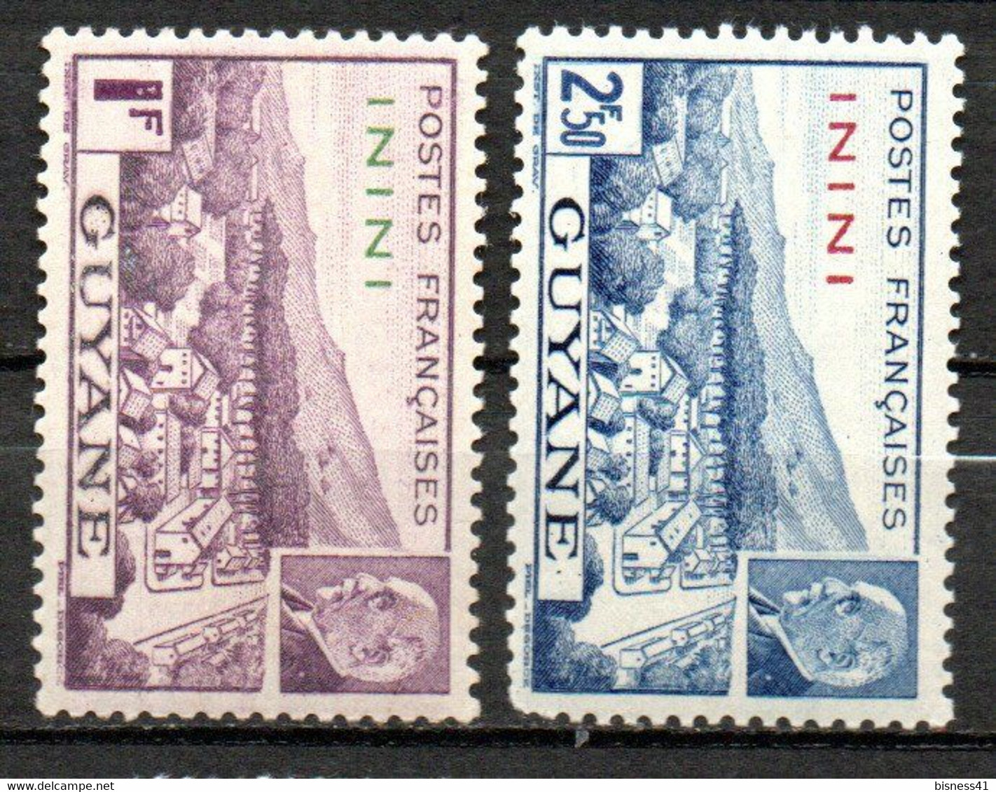 Col32 Colonie Inini N° 51 & 52 Neuf X MH Cote : 2,00 € - Unused Stamps