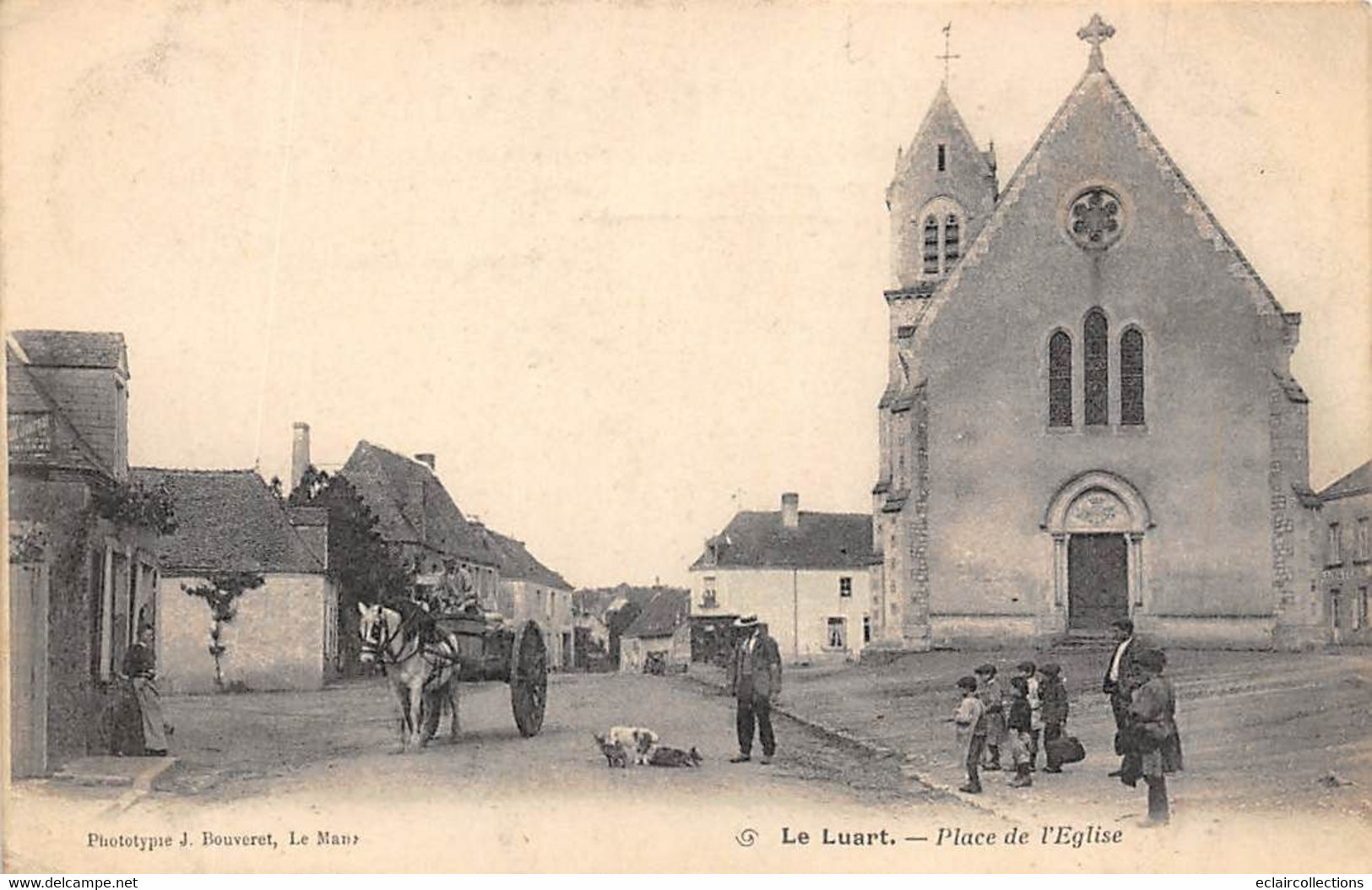 Le Luart         72         Place De L'église   -  2  -     (voir Scan) - Other & Unclassified