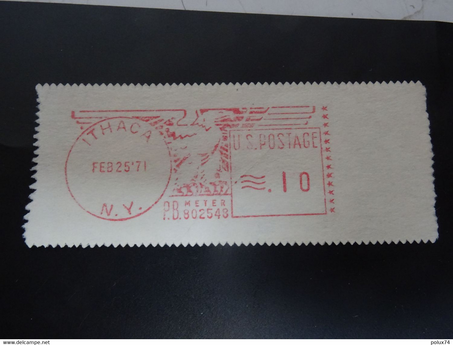 ITHACA  ETATS-UNIS  Vignette Distributeur 1971 - Sonstige & Ohne Zuordnung