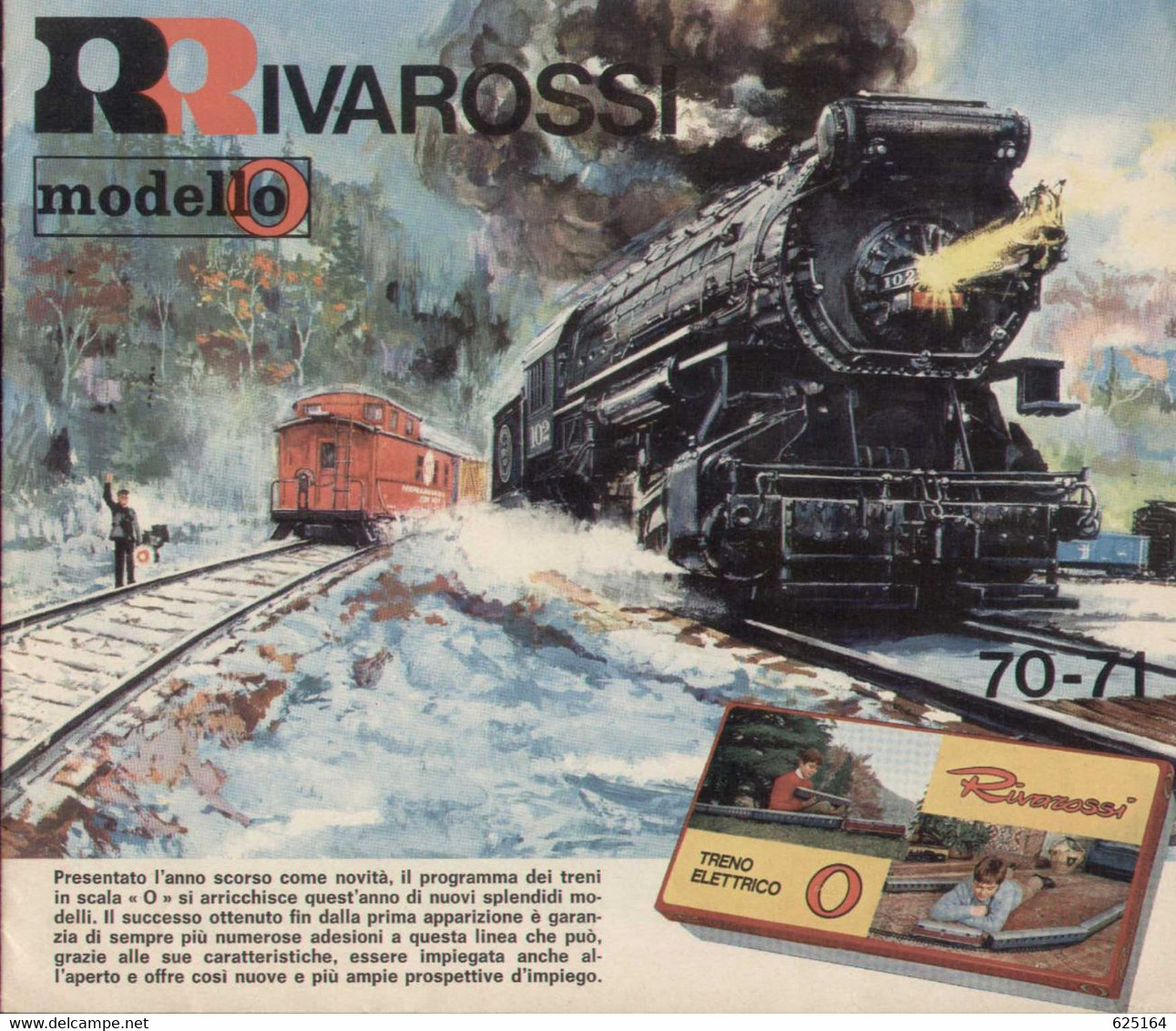 Catalogue RIVAROSSI 1970/71 Modello O Spur O . En Italien - Sin Clasificación