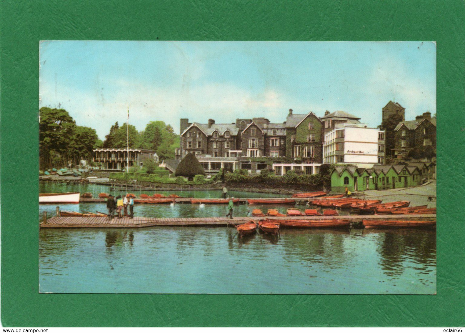 BOWNESS ON WINDERMERE THE OLD ENGLAND HOTEL OLD R/P POSTCARD CUMBRIA 1973 - Windermere