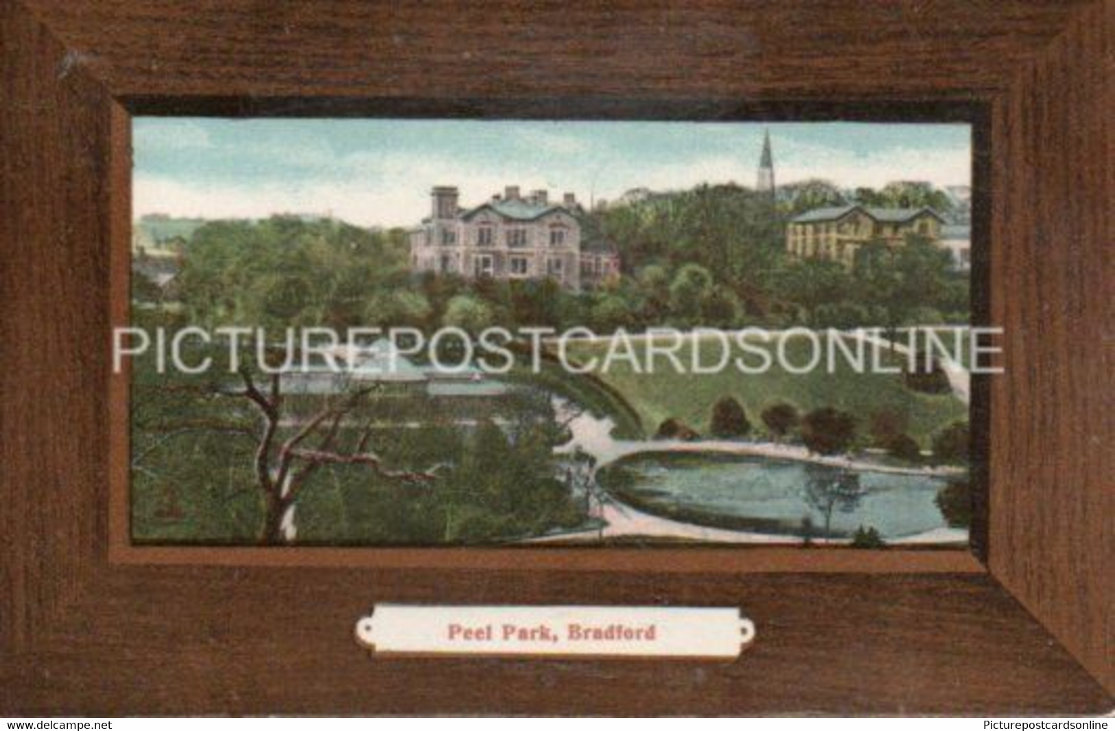 PEEL PARK BRADFORD OLD COLOUR  POSTCARD YORKSHIRE - Bradford