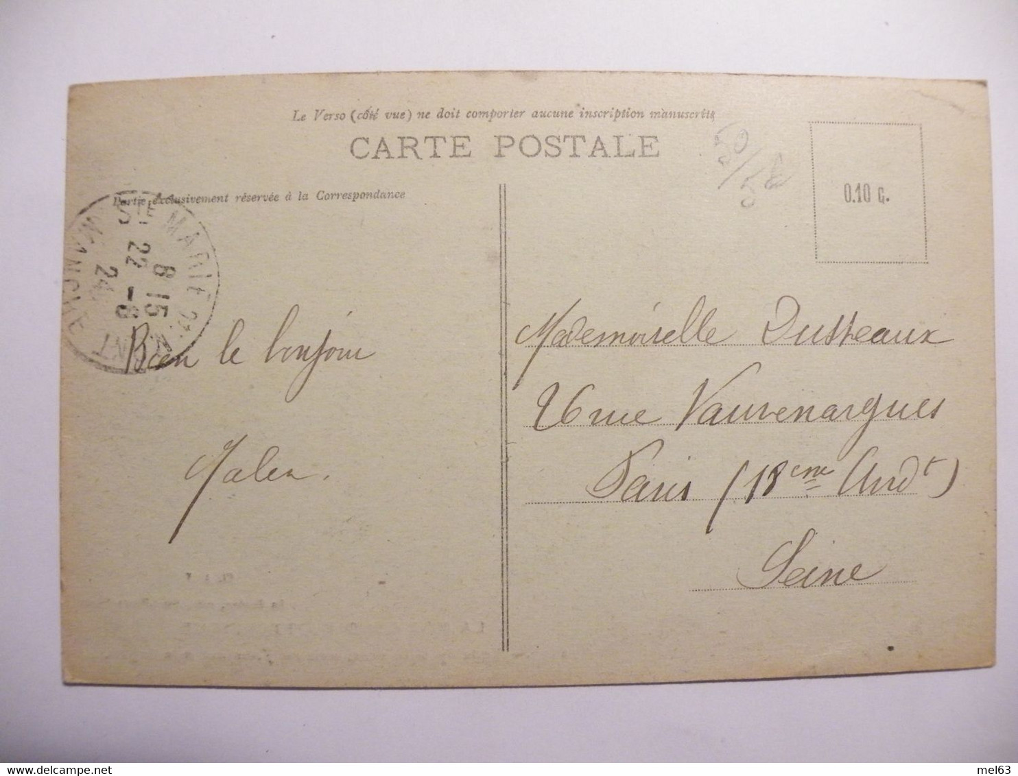 A523. CPA. 50. SAINTE MARIE DU MONT. (Manche). La Normandie Pittoresque . Beau Plan Animé . écrite & Voyagée 1924 - Other & Unclassified