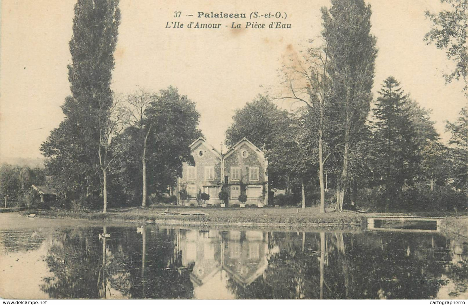 France CPA Postcard Palaisseau Ile D'Amour L'etang - Ile-de-France