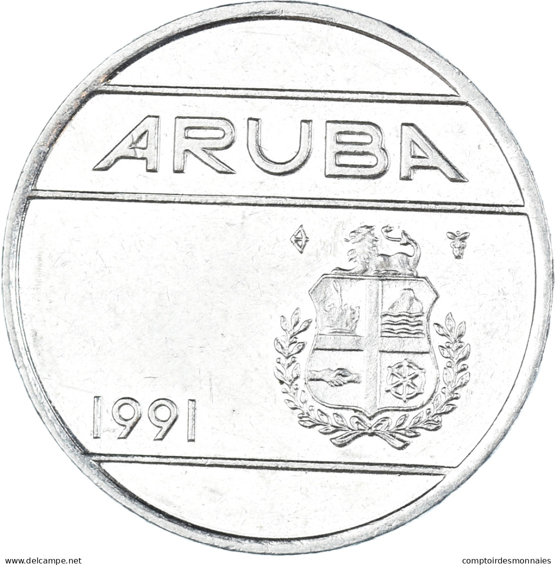 Monnaie, Aruba, 25 Cents, 1991 - Aruba