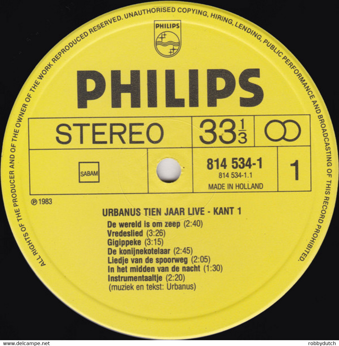 * 3LP *  URBANUS TIEN JAAR LIVE (Holland 1983) - Comiche