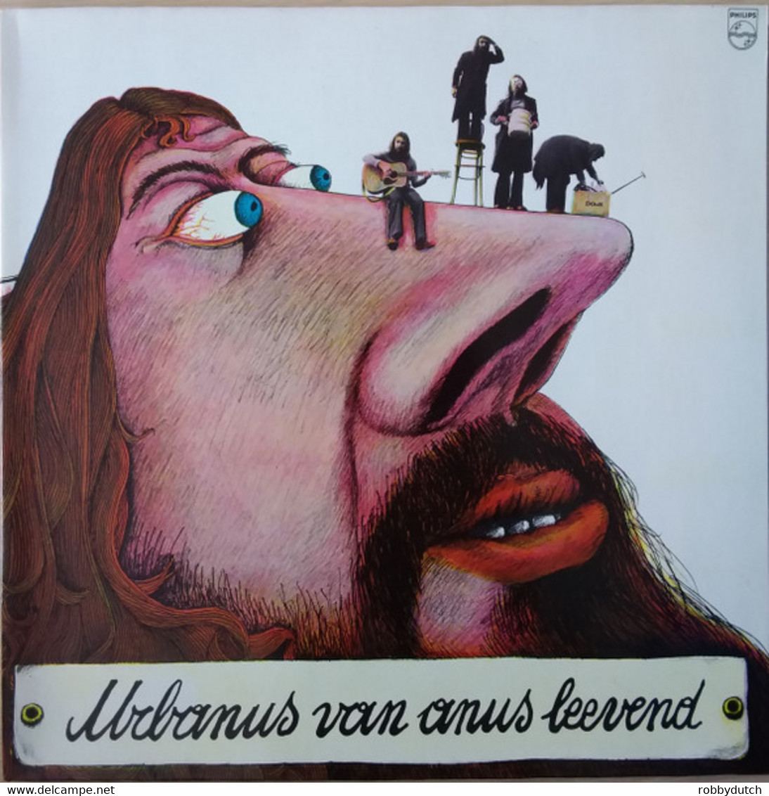 * LP *  URBANUS - URBANUS VAN ANUS LEEVEND (België 1974) - Cómica