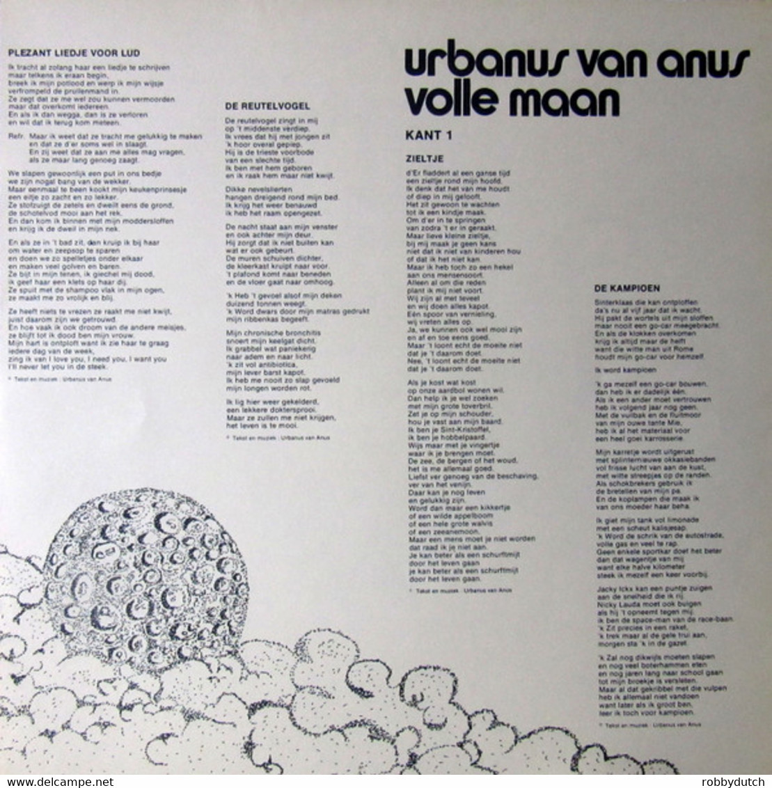 * LP *  URBANUS - VOLLE MAAN - Comiques, Cabaret