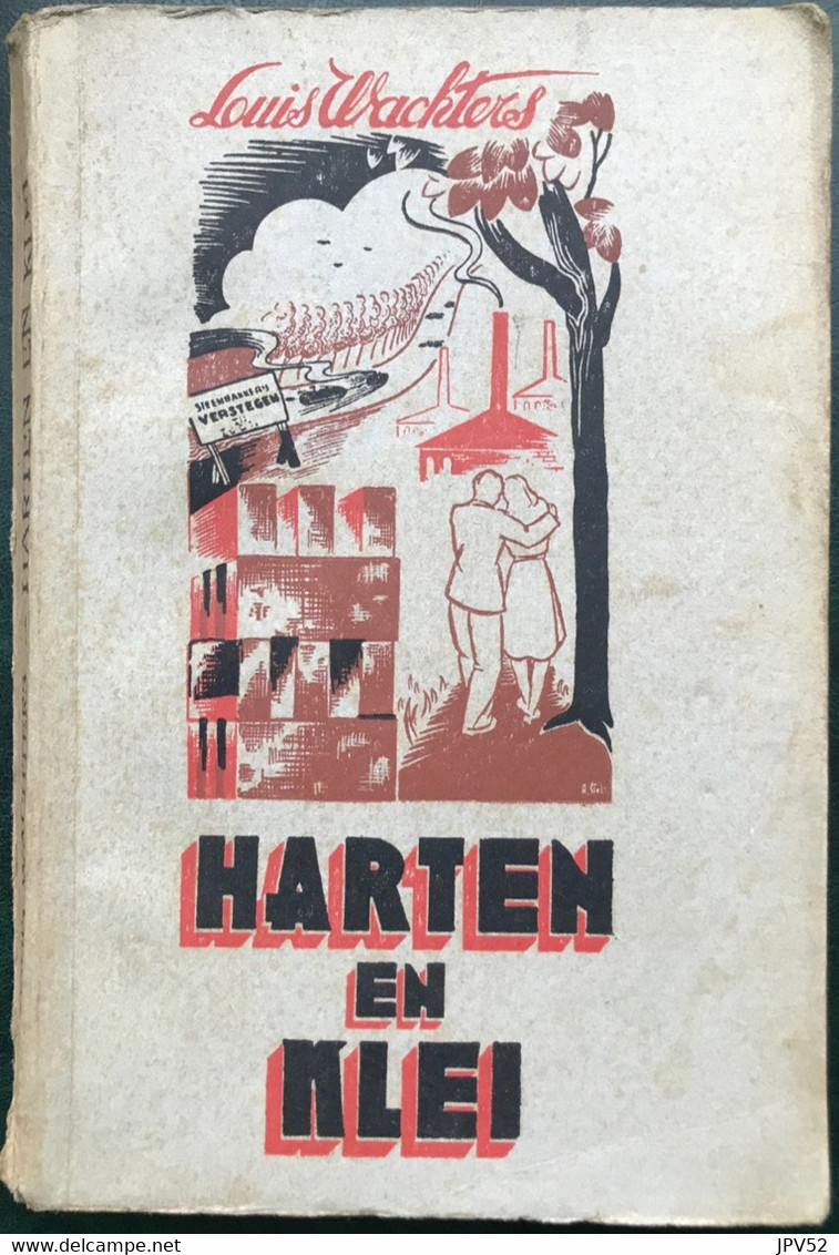 (725) Harten En Klei - Louis Wachters - 1946 - 205 Blz. - Ciencia Ficción Y Fantasía