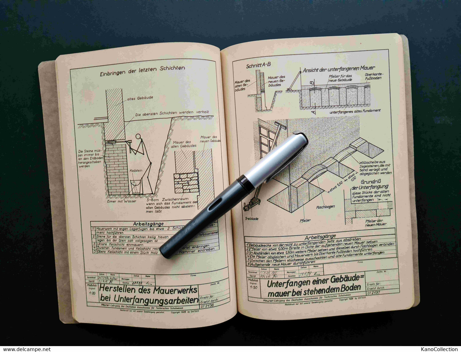 Lehrgang Für Maurer, Teil III, Reichsinstitut Für Berufsbildunhg Und Handel, B.G. Teuber, Leipzig, Berlin 1941 - Técnico