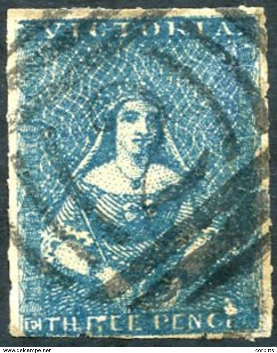 3d 9th Printing, Steel-blue [8], Rouletted 7 On Three Sides, Clearly Cancelled By Barred Oval '2' Thinned & Creased Thou - Altri & Non Classificati